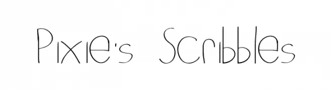 Pixie's Scribbles  baixar fontes gratis