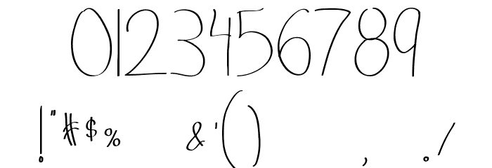 Pixie's Scribbles Font OTHER CHARS