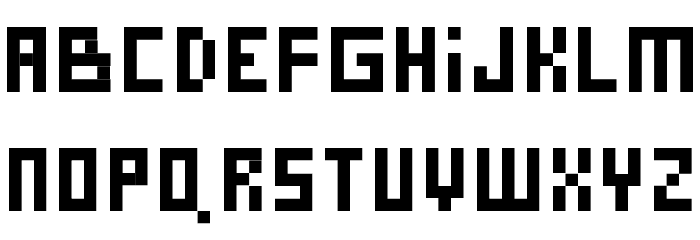 Pixies Font LOWERCASE