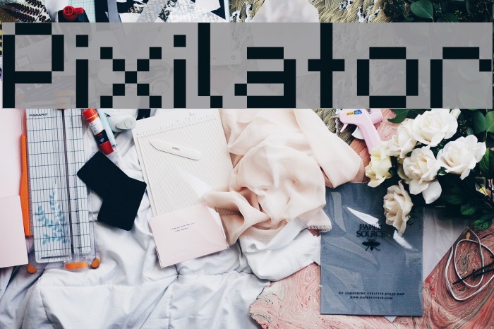 Pixilator Font examples
