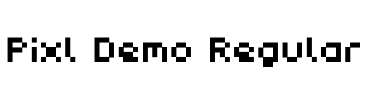 Pixl_Demo-Regular  Скачать бесплатные шрифты
