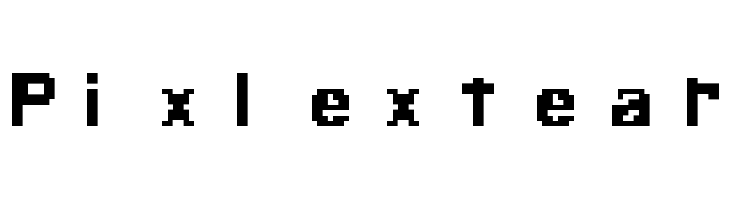 Pixlextear  नि: शुल्क फ़ॉन्ट्स डाउनलोड
