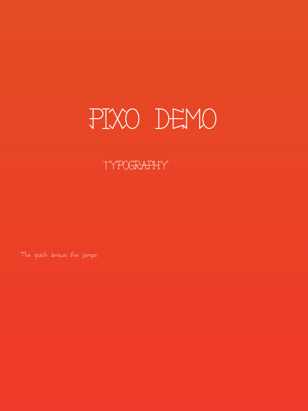 Pixo Demo Poster