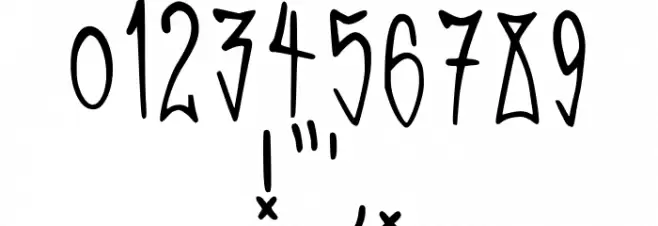 Pixo Reto Regular Font OTHER CHARS