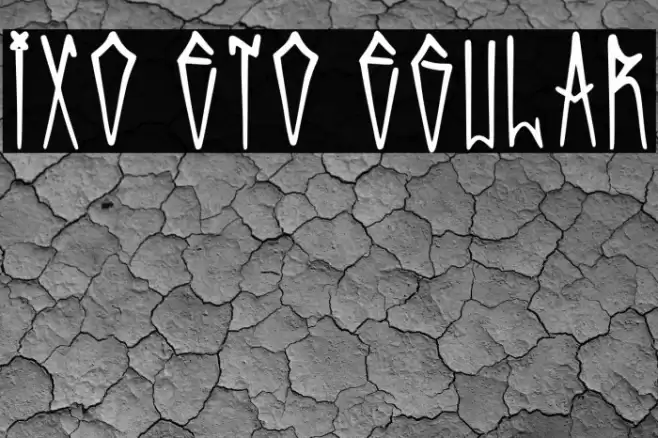 Pixo Reto Regular Font examples