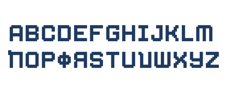 Pixograd Lowercase