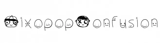 PixopopConfusion  Fuentes Gratis Descargar