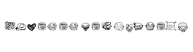 PixopopMonstalove  font caratteri gratis