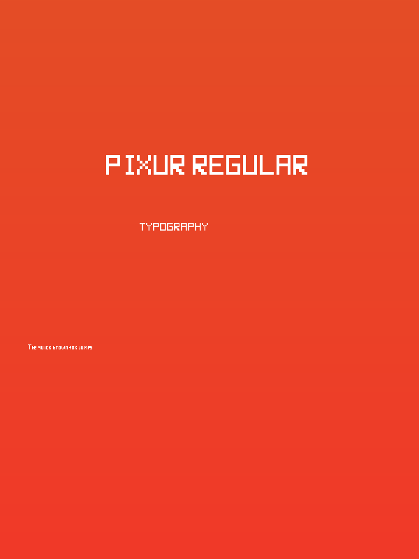 Pixur Regular Poster