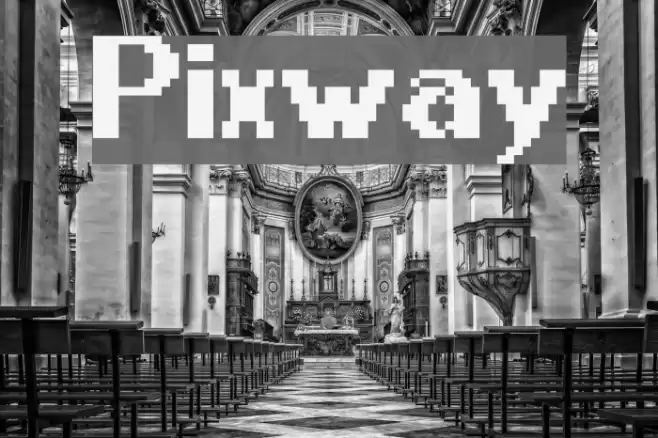 Pixway Font examples