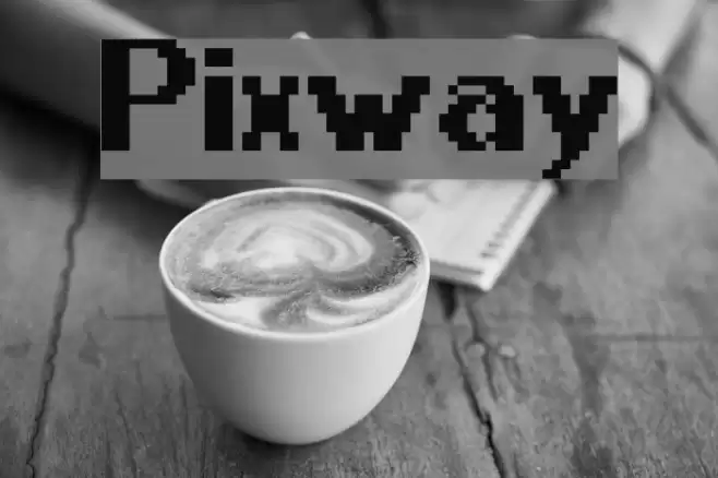 Pixway Font examples