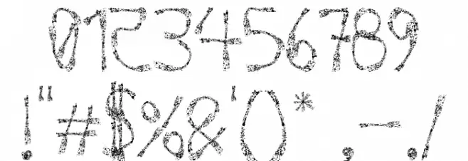 Pizcas Font OTHER CHARS