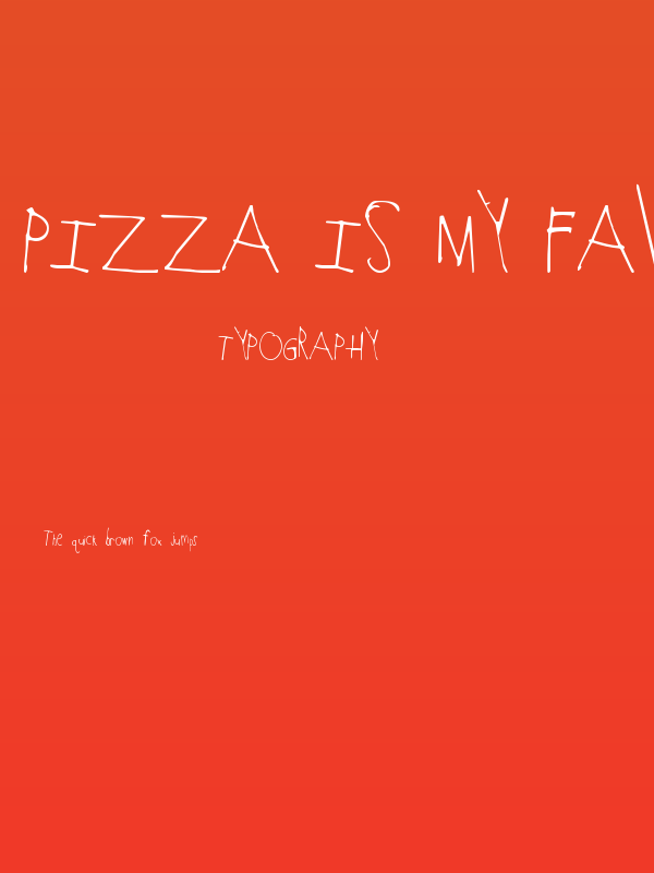 Pizza is my FAVORITE Poster