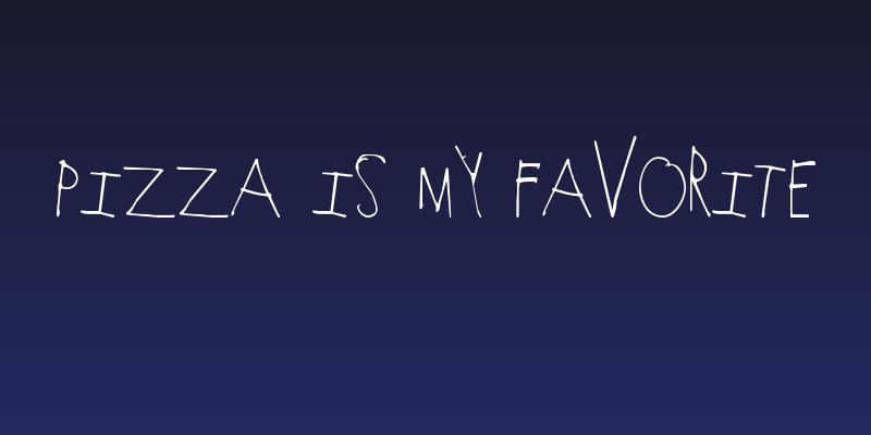 Pizza is my FAVORITE Social Header