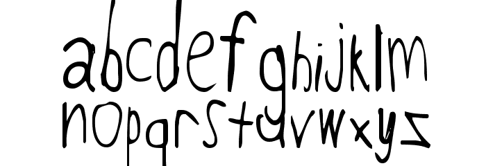 Pizza is my FAVORITE Font LOWERCASE
