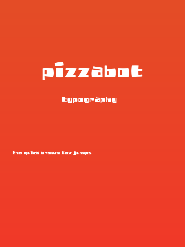 PizzaBot Poster
