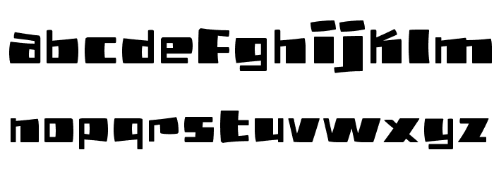 PizzaBot Font LOWERCASE