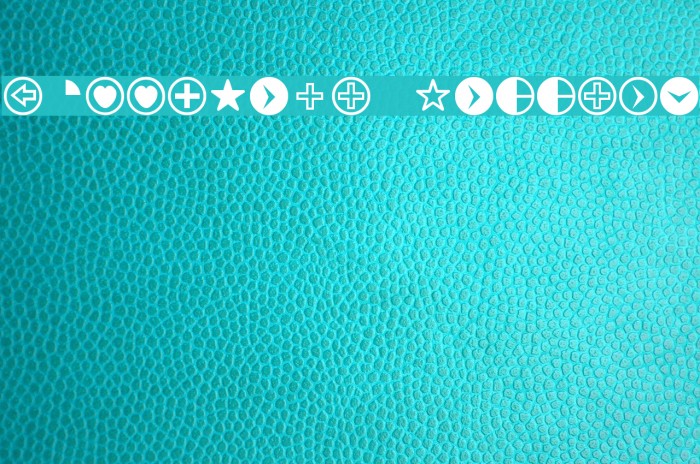 PizzaDude Bullets Font examples