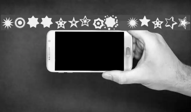 PizzaDude Stars Font examples