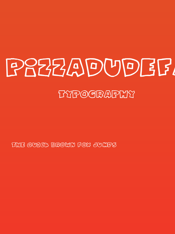 PizzaDudeFatOutline Poster