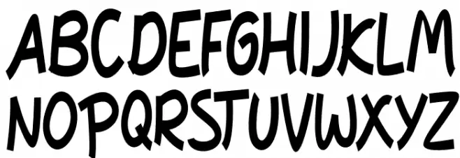 PizzlatFREE Шрифта ВЕРХНИЙ