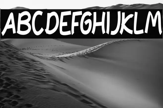 PizzlatFREE Font examples