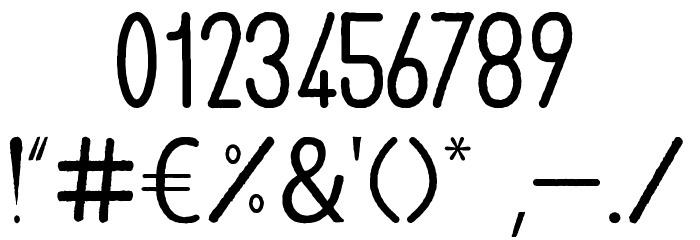 picard Font OTHER CHARS