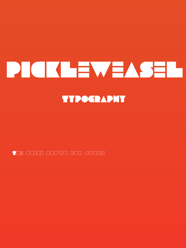 pickleweasel Poster