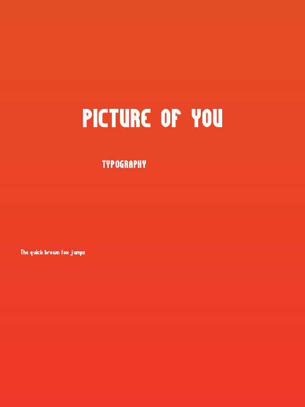 picture of you Poster