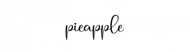 pieapple  フリーフォントのダウンロード