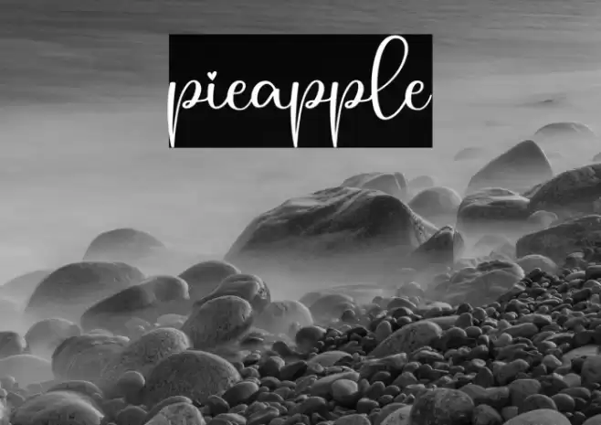 pieapple Font examples