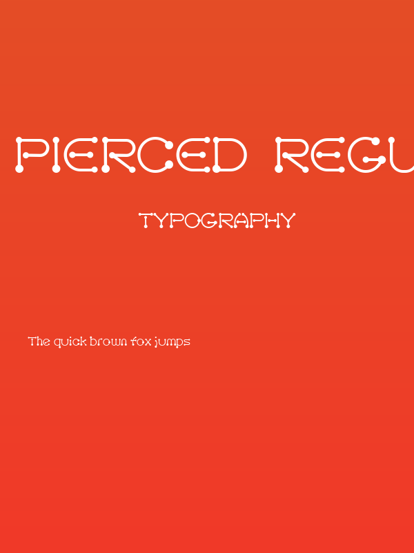 pierced  Regular Poster