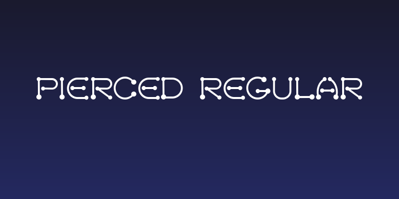 pierced  Regular Social Header