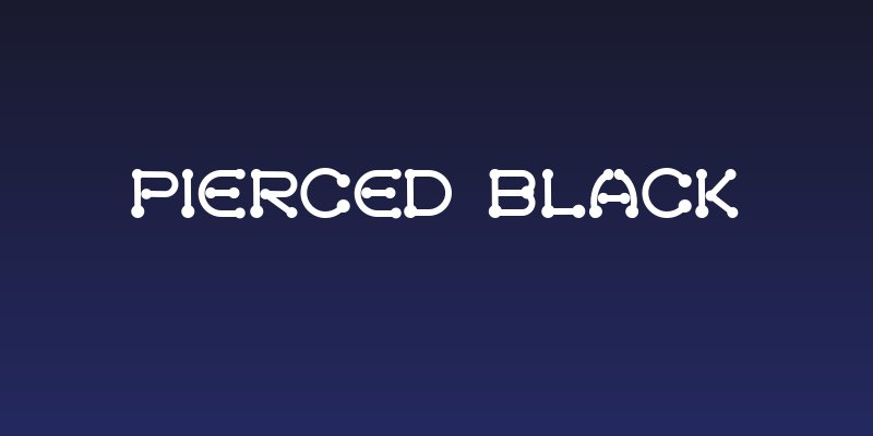 pierced  black Social Header