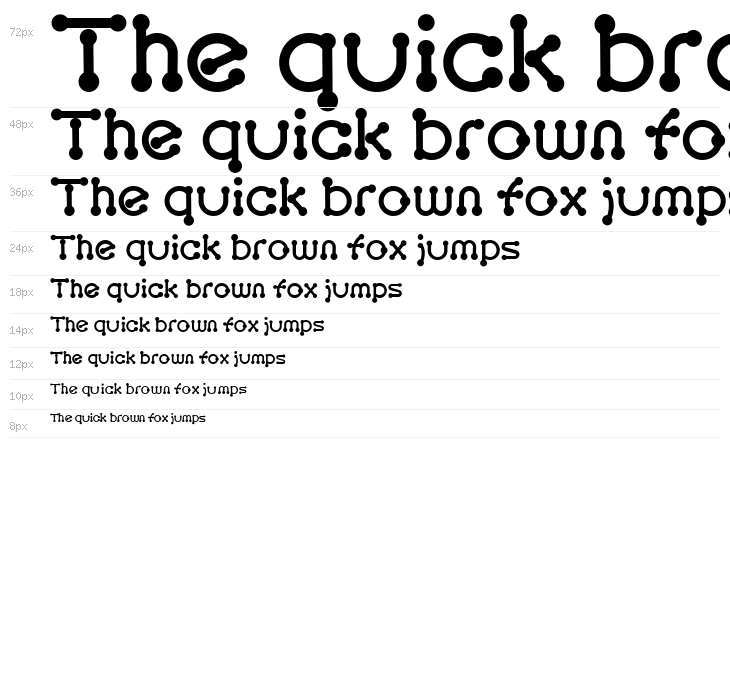 pierced  black Waterfall