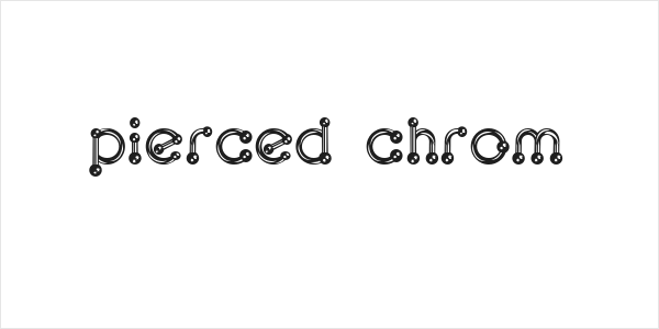 pierced  chrom Logo