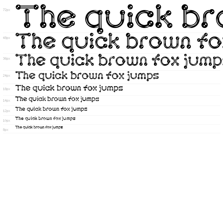 pierced  chrom Waterfall