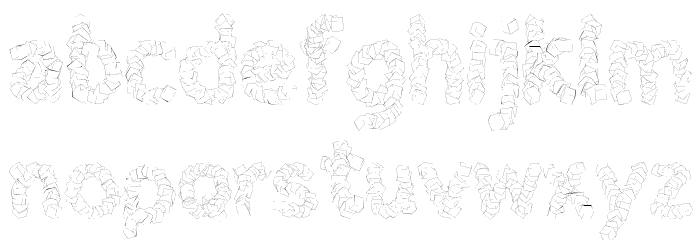 pikia Font LOWERCASE
