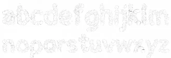 pikia Font LOWERCASE