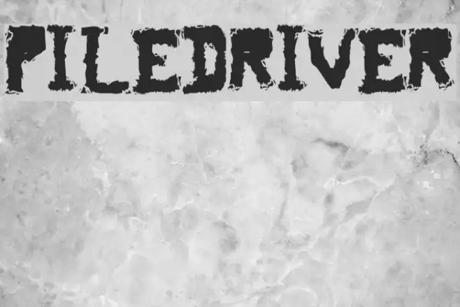 piledriver خط examples