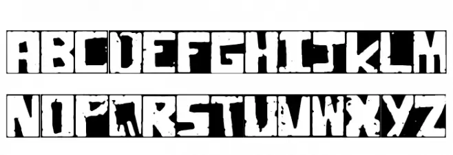 pimper Font Litere mari