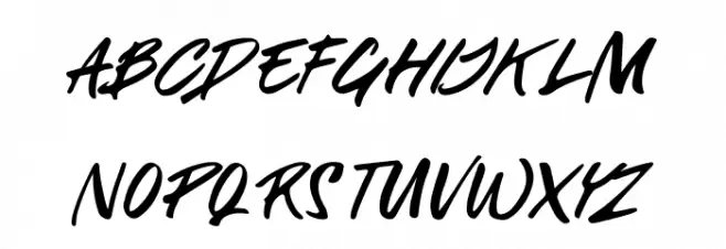 pinksture Schriftart Groß