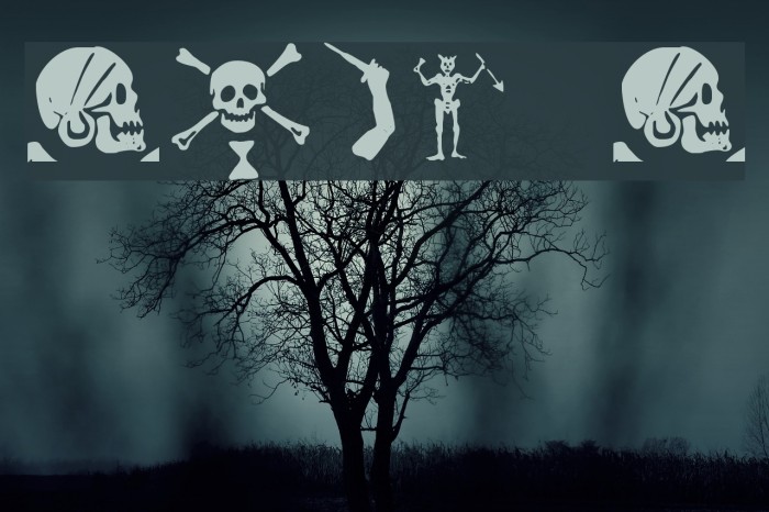 pirates pw Font examples