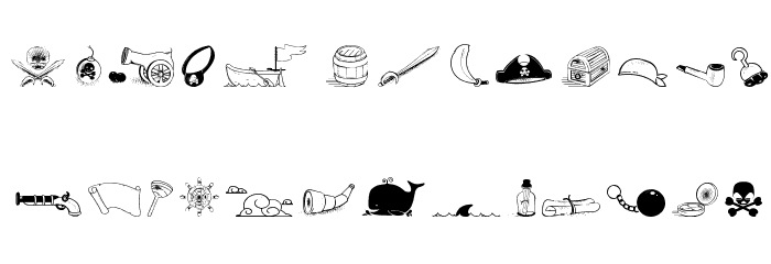 pirats Font LOWERCASE