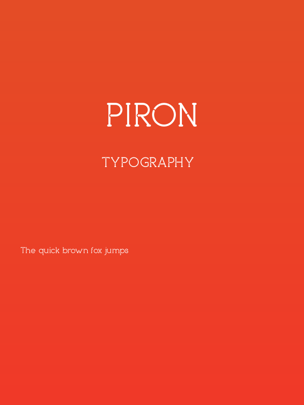 piron Poster