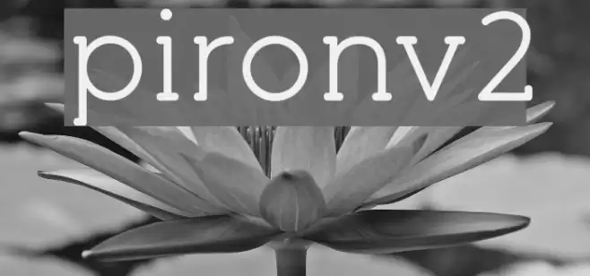 pironv2 Caratteri examples