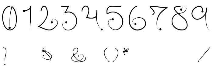 pistyl Font OTHER CHARS