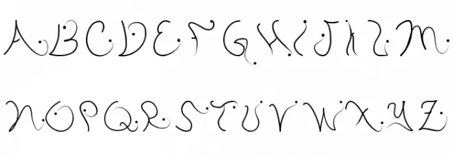 pistyl 字体 大写
