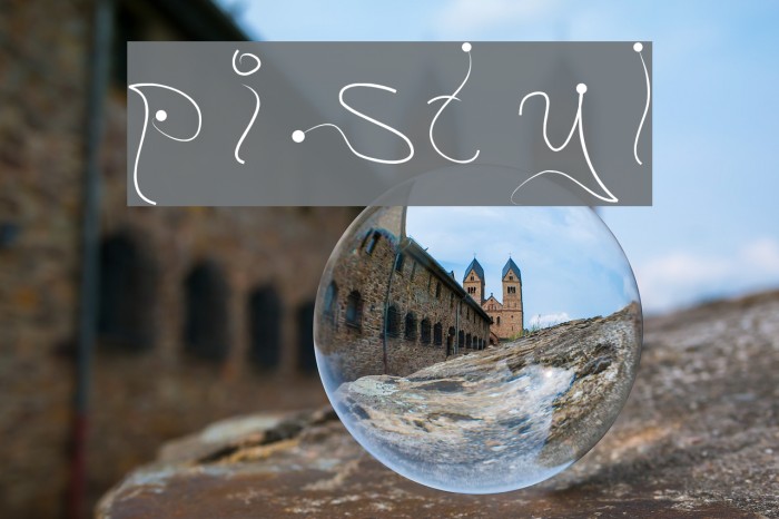 pistyl Font examples