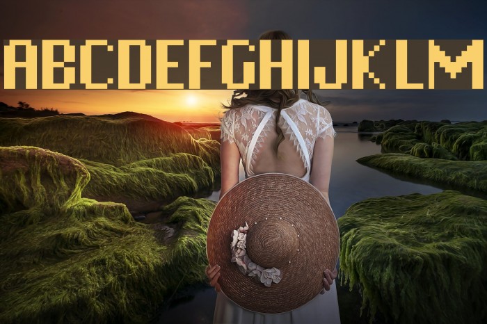 pix Chicago Font examples